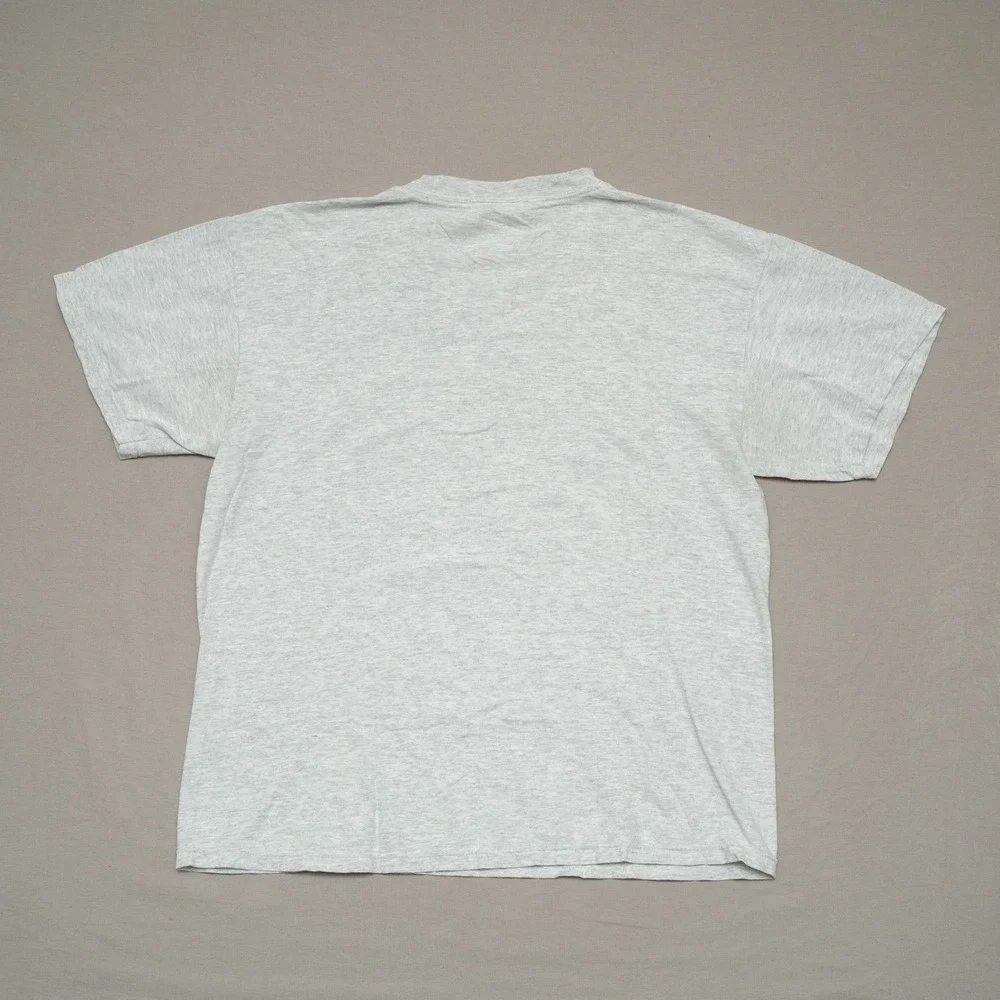 Vintage 90s Y2k El Paso‎ Texas Flag Gray T Shirt Adult XL Tultex